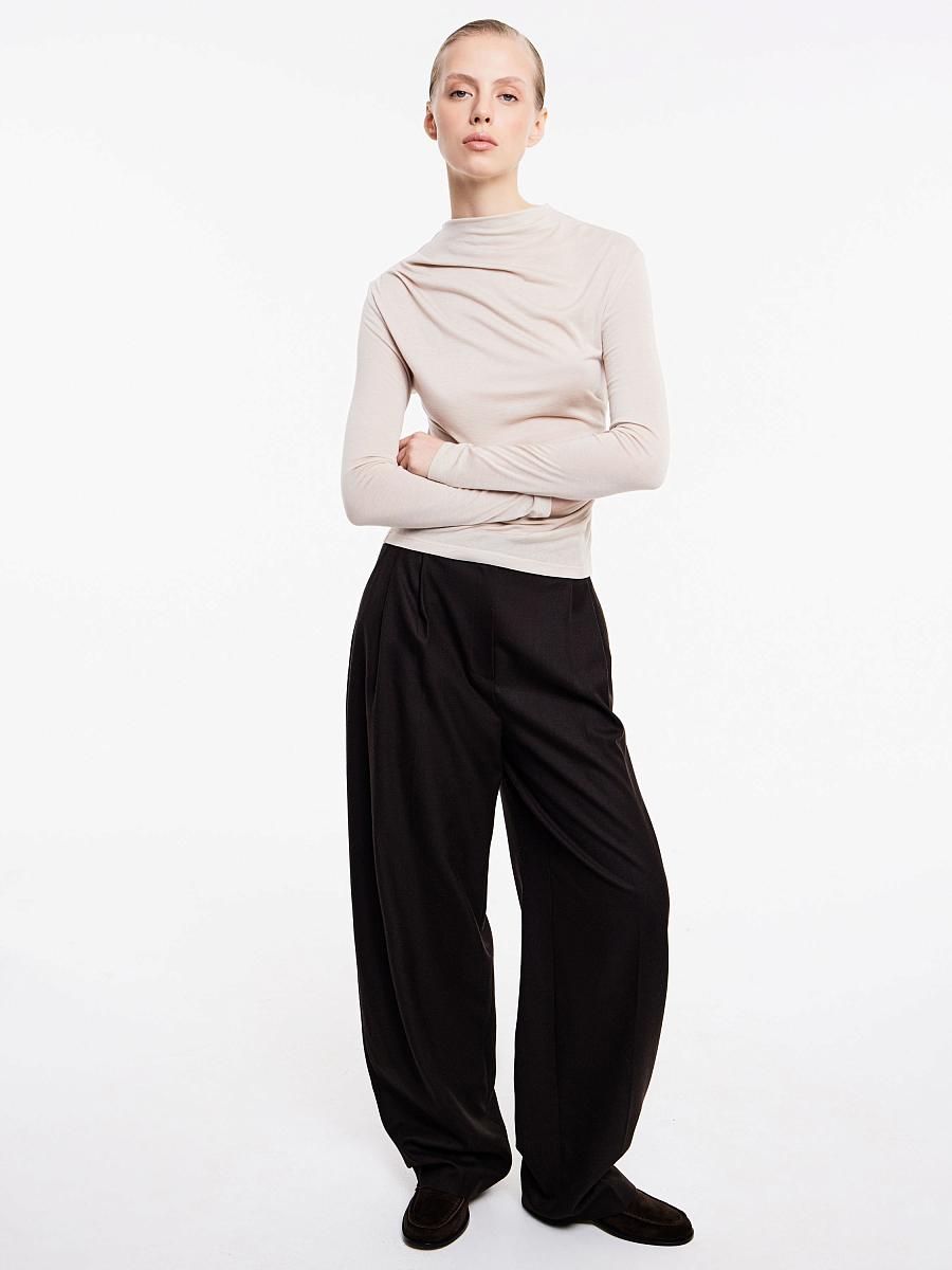 LWWN-685011 Лонгслив (бежевый, XS)