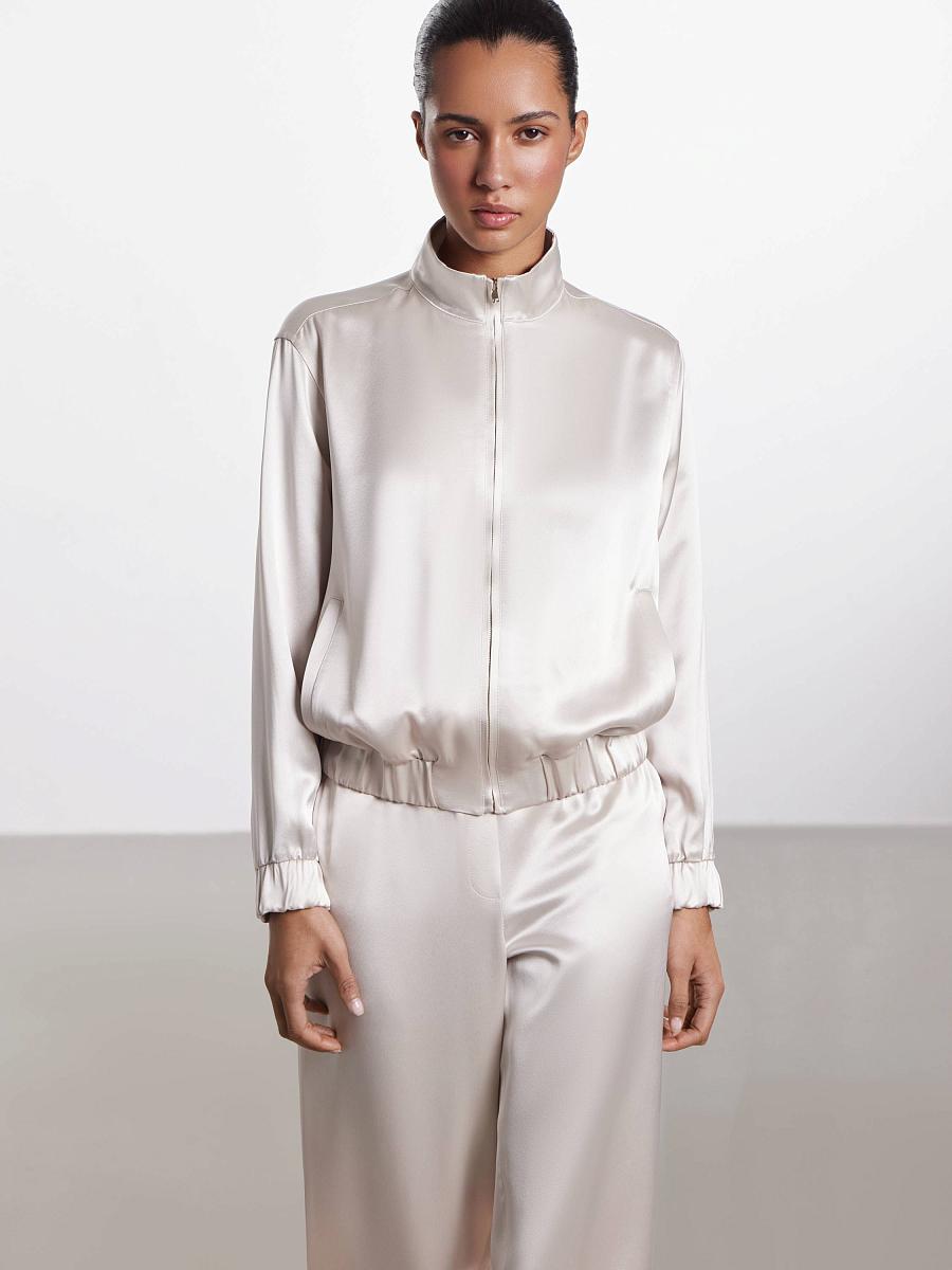 LWWL-565007 Бомбер (бежевый, XS)