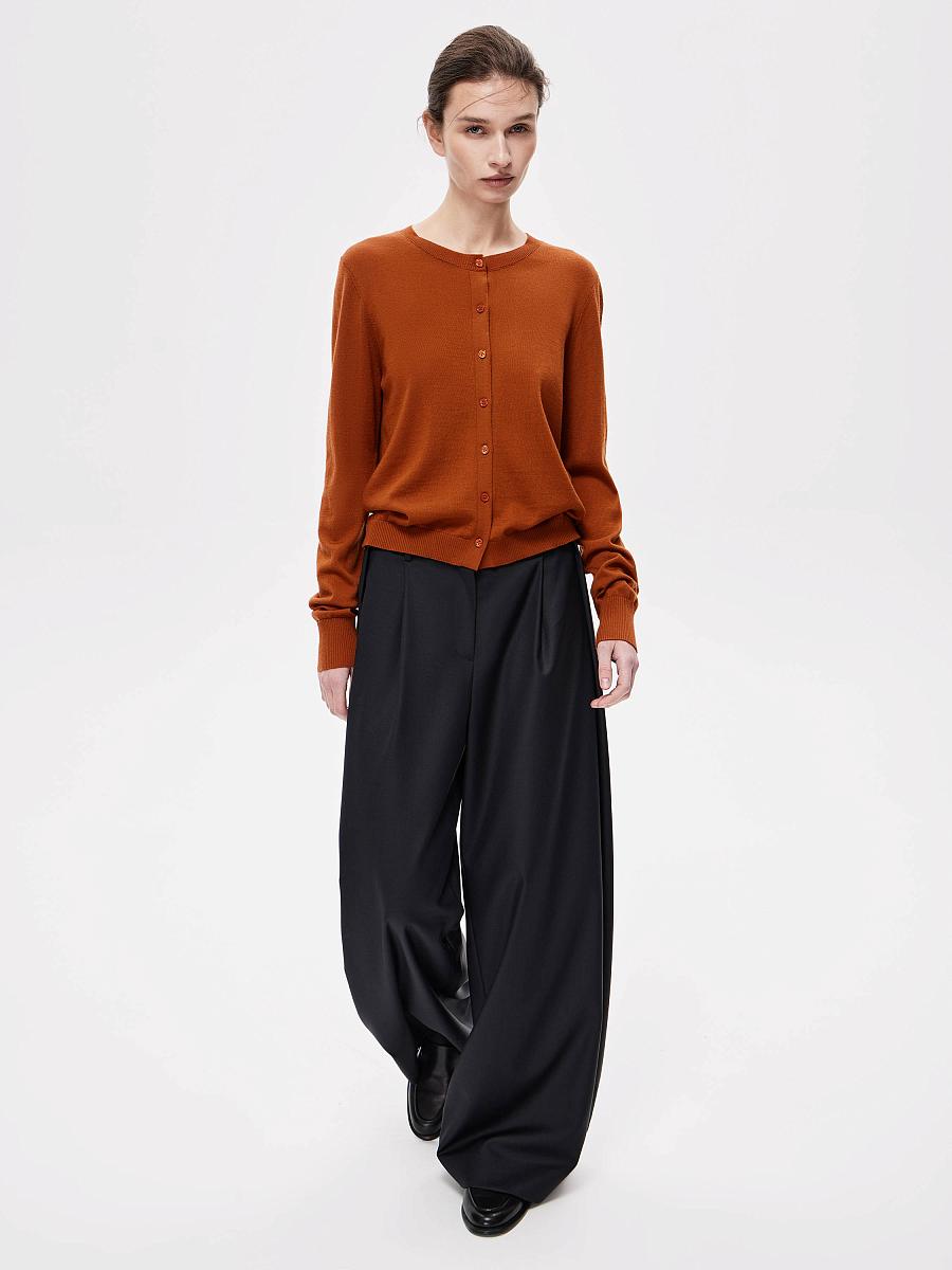 LWWA-206003 Кардиган (терракотовый, S)