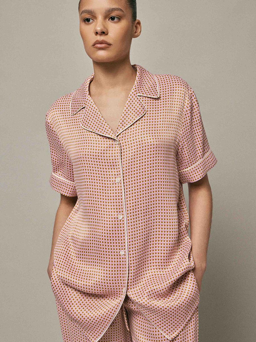 LWWA-105034 Рубашка (лосось, XS)